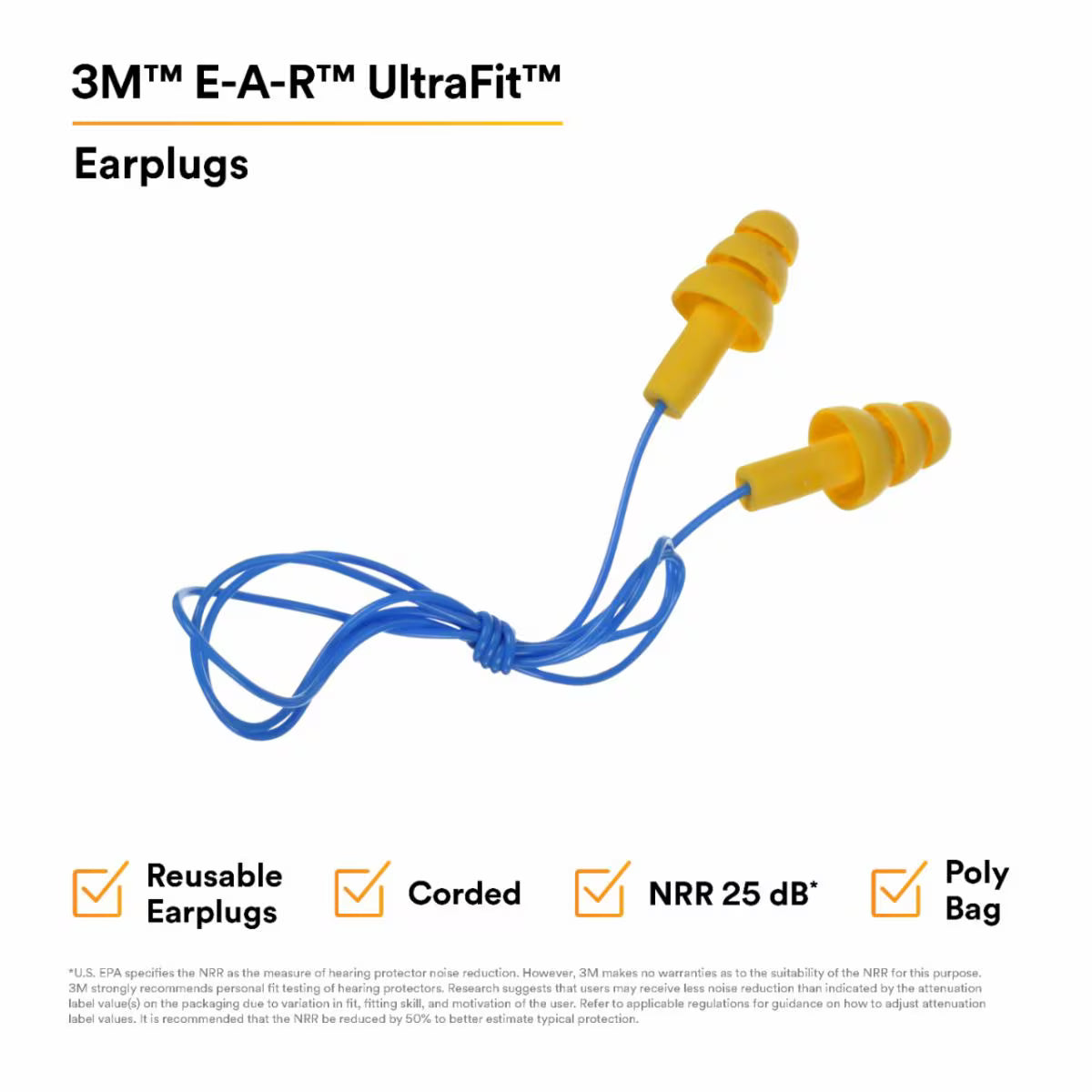UltraFit Corded Earplug