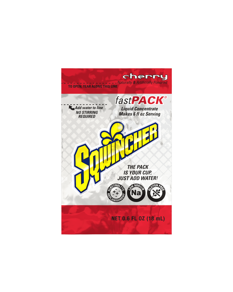 Sqwincher Fast Pack Liquid Concentrate, 50 per box
