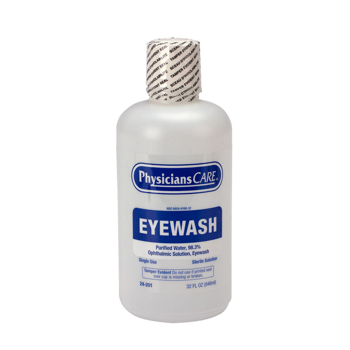 32oz Trilingual Personal Eyewash Bottle