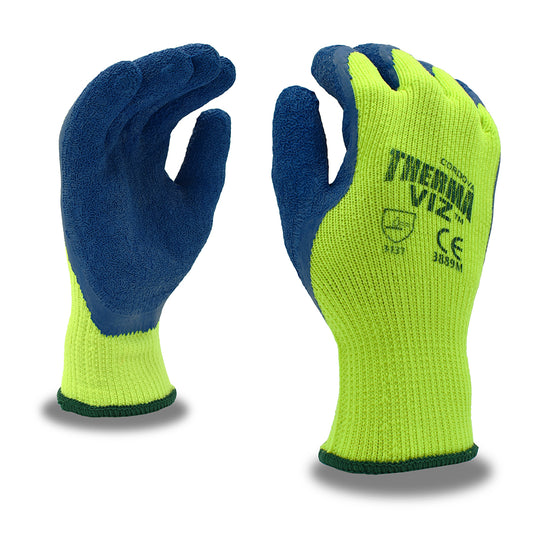 Therma-Viz™ Hi Vis Insulated Gloves w/ Crinkle Latex Coating