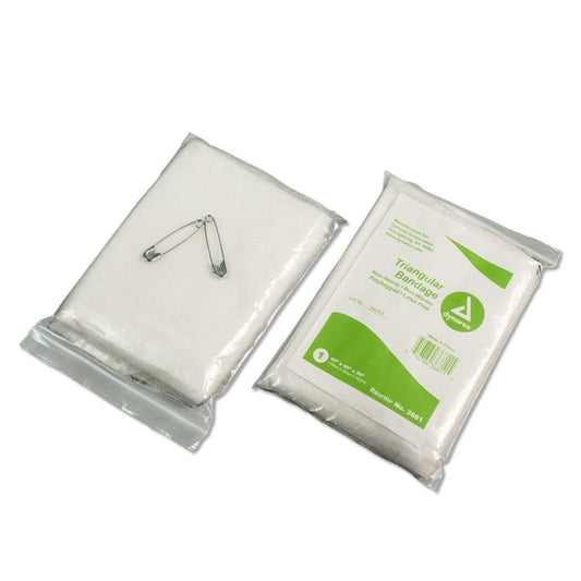 Pac-Kit 4-007 Non-Woven Triangular Bandage w/ 2 Fastening Hooks