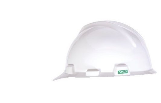 Peoples LARGE Logo V-Gard White Hard Hat