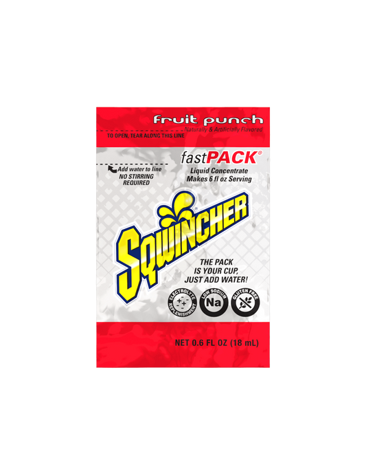 Sqwincher Fast Pack Liquid Concentrate, 50 per box