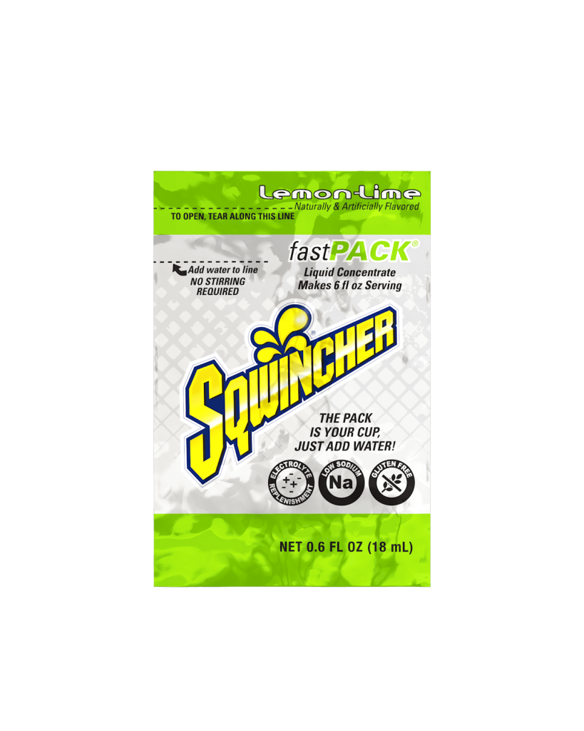 Sqwincher Fast Pack Liquid Concentrate, 50 per box