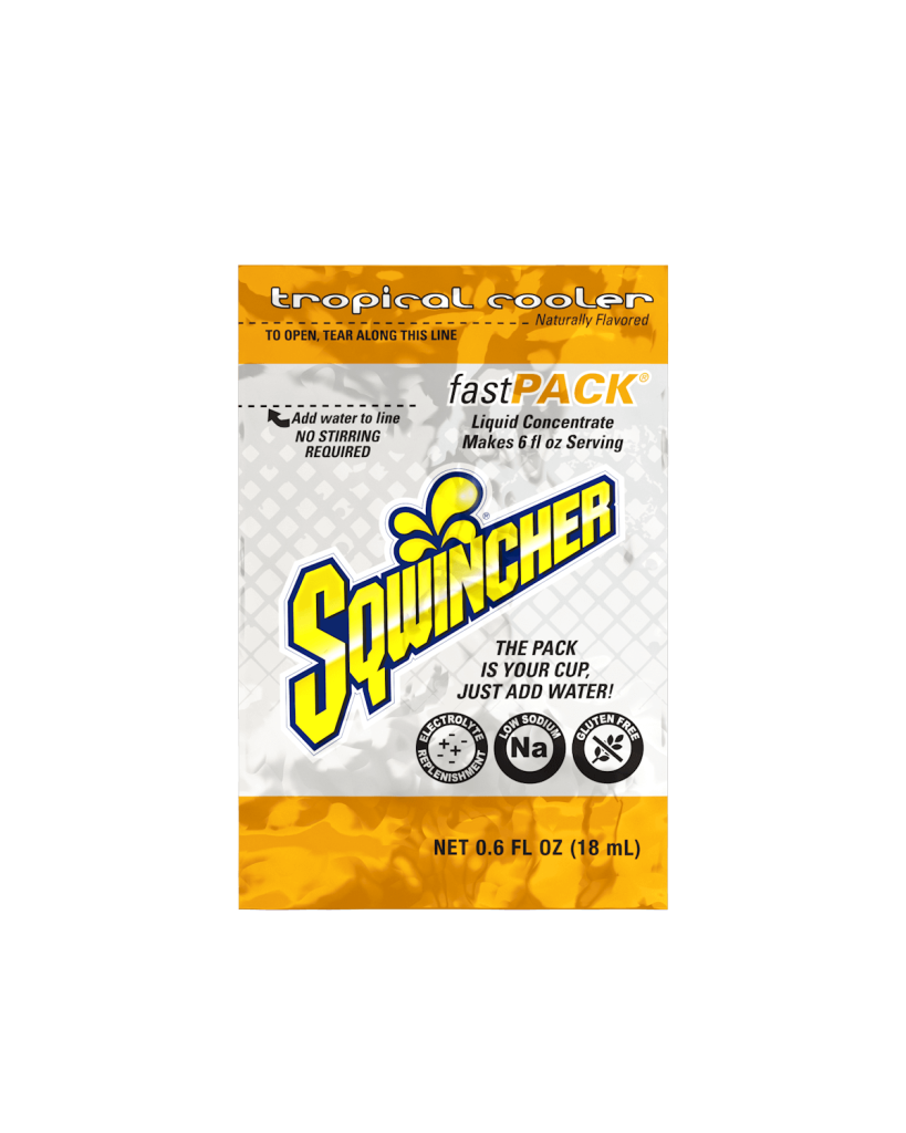 Sqwincher Fast Pack Liquid Concentrate, 50 per box