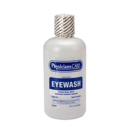 32oz Trilingual Personal Eyewash Bottle