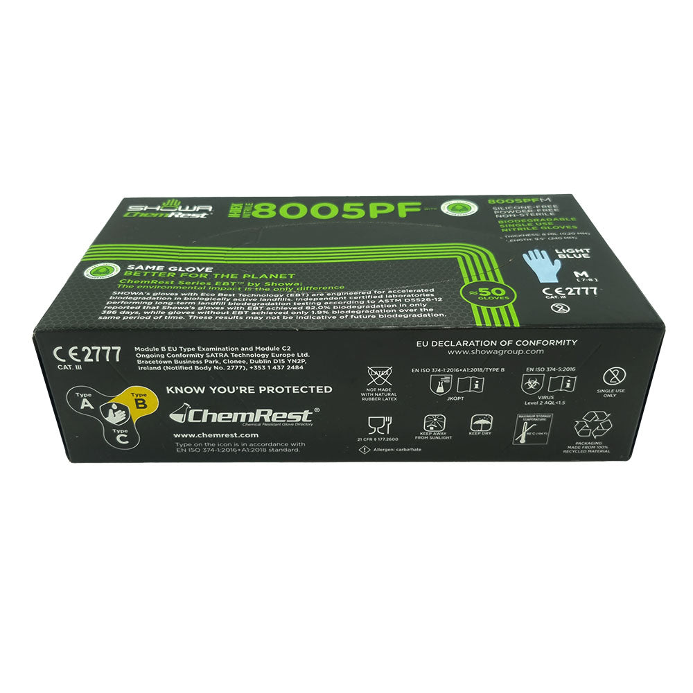 Nitrile Disposable Gloves 8-mil